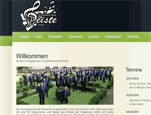 Tablet Screenshot of chorgemeinschaft.reiste.net